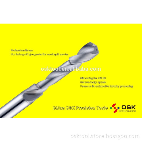 Tungsten carbide drill bits
